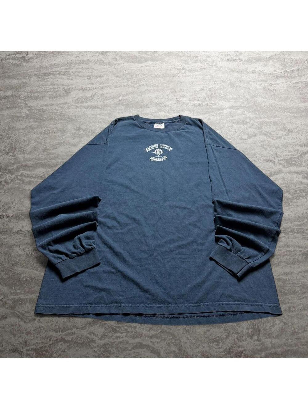 Y2K Orange County Choppers Motorcycle Long Sleeve T-Shirt 2XL